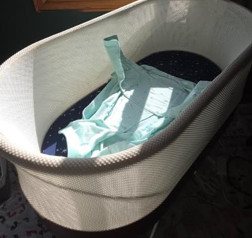 Our Snoo bassinet, the machine that got us through the newborn months